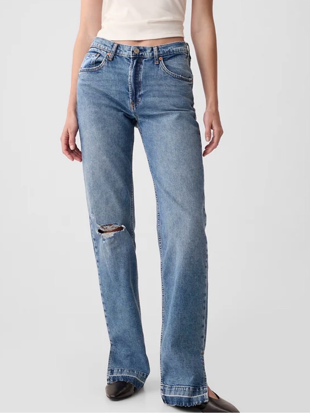 GAP Distressed Blue Jeans